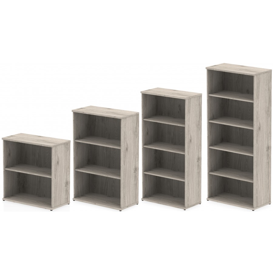 Rayleigh 400mm Deep Wooden Office Bookcase